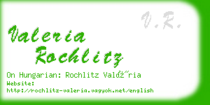 valeria rochlitz business card